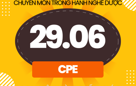 Chiêu sinh Lớp Cập nhật kiến thức chuyên môn trong hành nghề dược tháng 06/2024